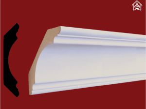 1-3/16 in. x 5-1/2 in. x 16 ft. Primed MDF Crown/Cove Molding
