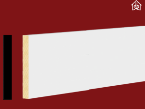 1 in. x 12 in. x 8 ft. Primed Pine Board Finger-Jointed