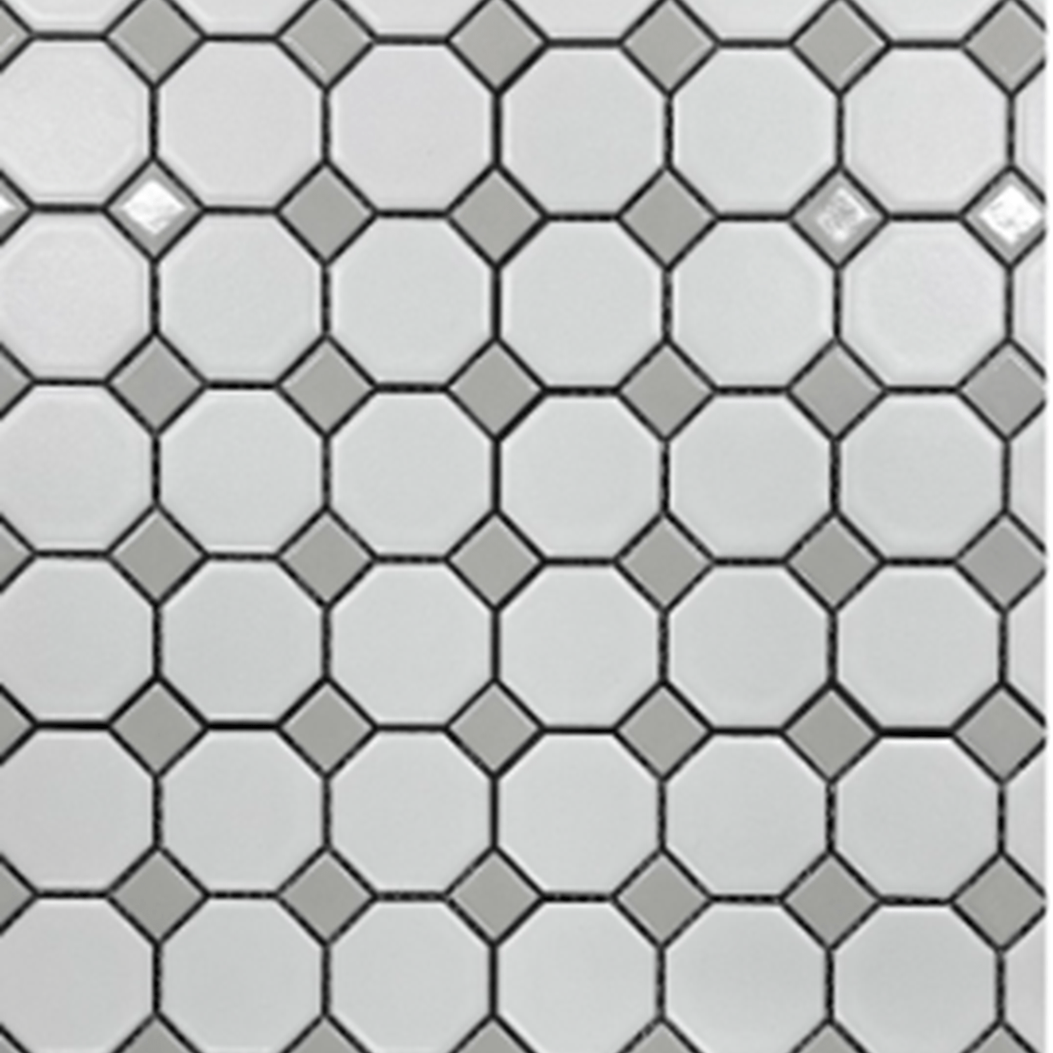 Snow White & Grey Octagon Box (10PCS)