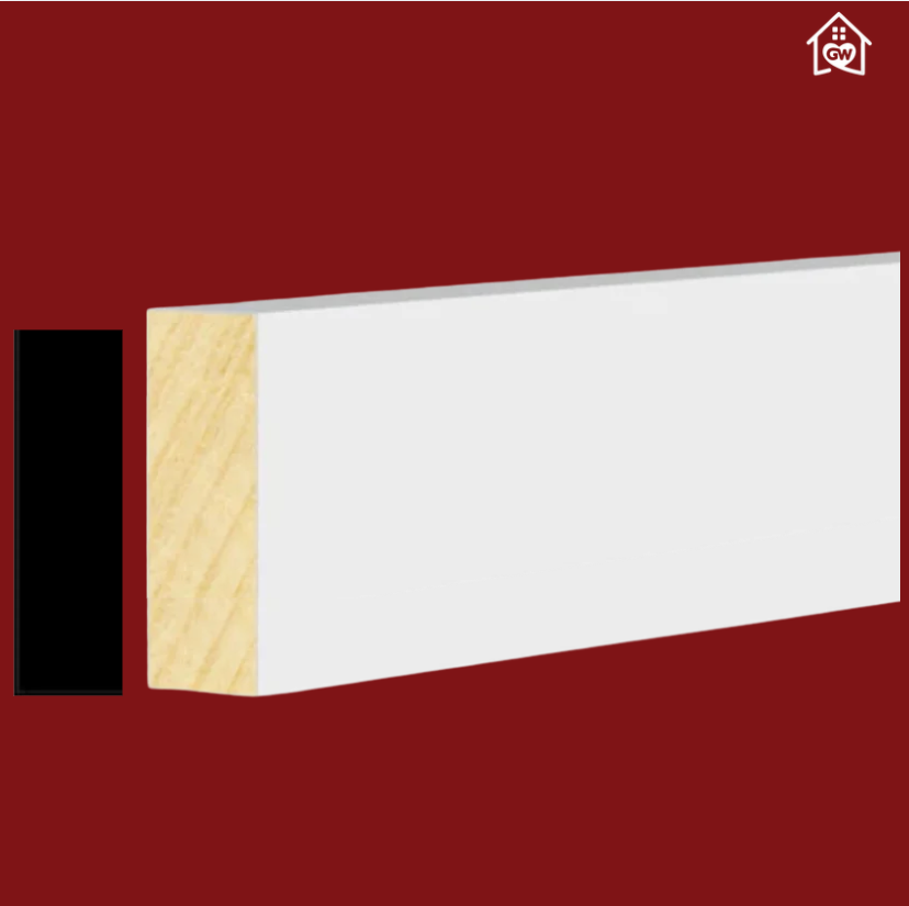 1 in. x 3 in. x 16 ft. Primed Pine Board Finger-Jointed