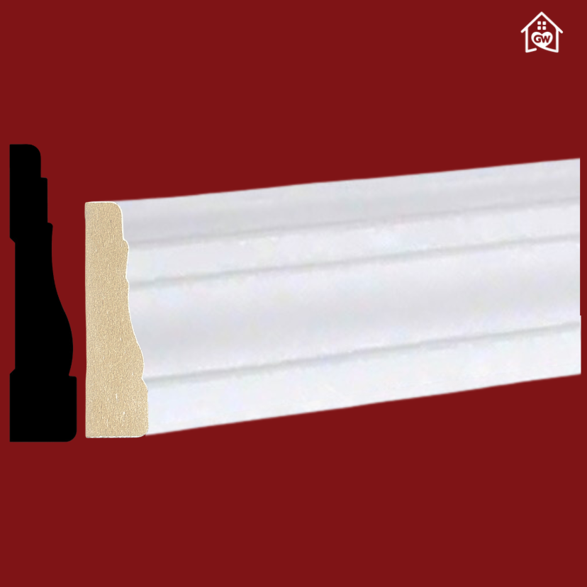 9/16 in. x 2-1/4 in. x 14 ft. Primed MDF Casing