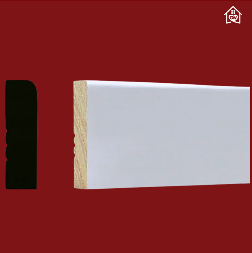 3/8 in. x 1-1/4 in. x 7 ft. Primed Pine Finger-Jointed Door and Window Stop Molding