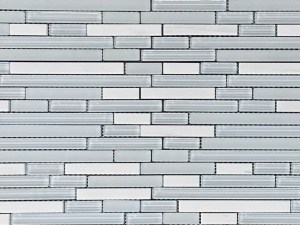 Comet White Mosaic Tile Piece