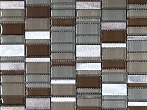 Meteor Iron Mosaic Tile Piece