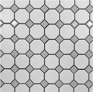 Snow White & Grey Octagon Box (10PCS)